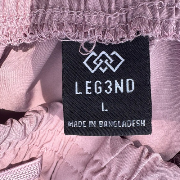 LEG3ND Dusty Rose Drawstring Athletic Shorts Size: Large - Picture 4 of 6